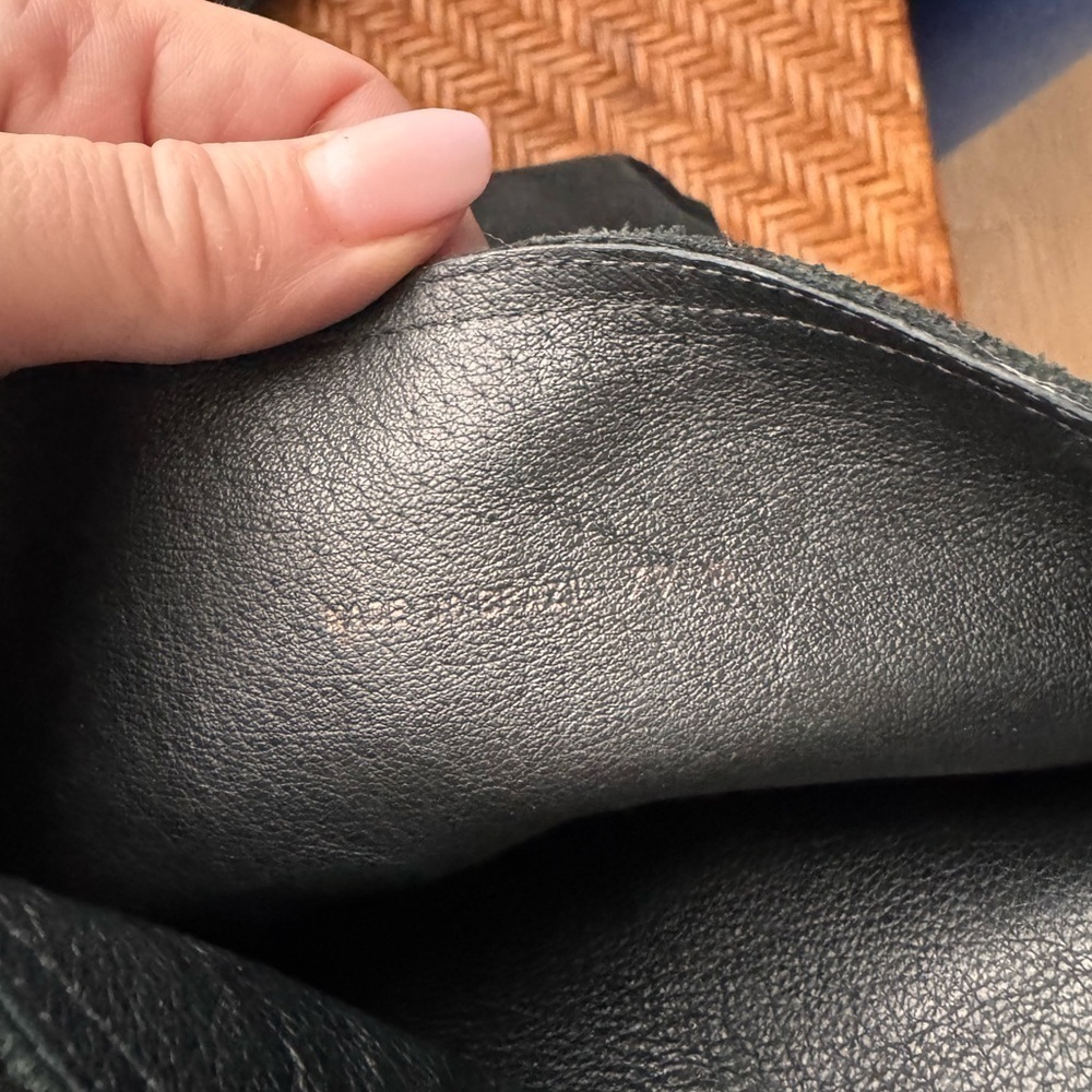 Michael Kors Black Suede Slouchy Heeled Boots. 7.5 - Picture 7 of 7